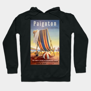 Vintage British Rail advert, Paignton Hoodie